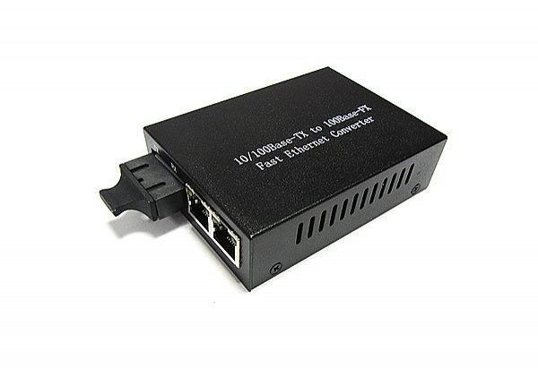 Konwerter 2x10/100 Mbps RJ-45/SC, MM 1310nm, 2km (Wave Optics, WO-KA2-MDS-002K) 