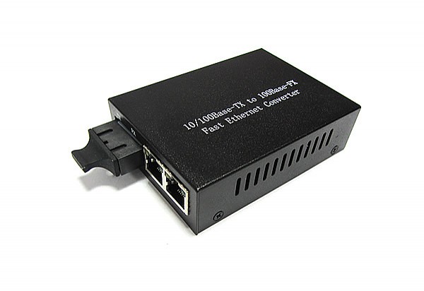 Konwerter 2x10/100 Mbps RJ-45/SC, SM 1310nm, 20km (Wave Optics, WO-KA2-SDS-020K) 