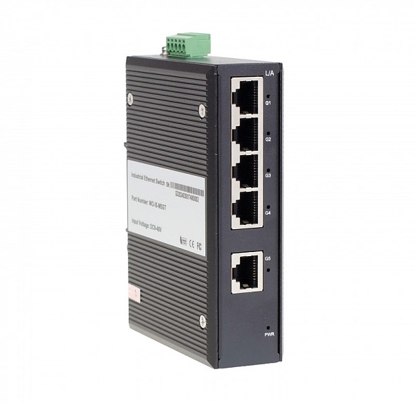 Switch niezarzdzalny, 5x 10/1000 RJ-45 (Wave Industrial WO-IS-M5GT) 