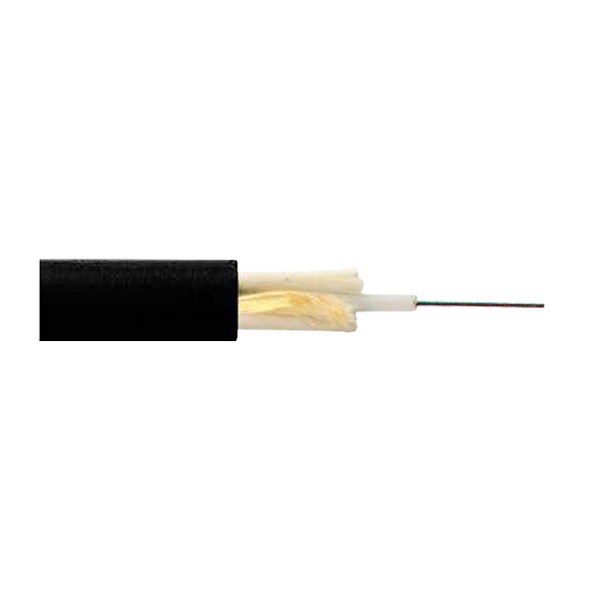 Kabel zewnętrzny napowietrzny samonośny, 4x9/125, włókno G652D, powłoka PE, przęsło do 50 m 