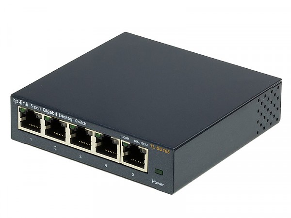 TP-Link TL-SG105, Switch gigabitowy, niezarządzalny, 5x 1Gb RJ-45, desktop