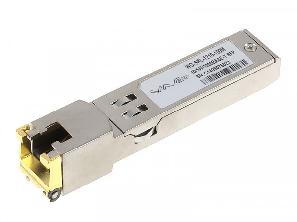 Moduł SFP 1x 10/100/1000 Mbps RJ-45 (WO-SRL-1210-100M-I) 