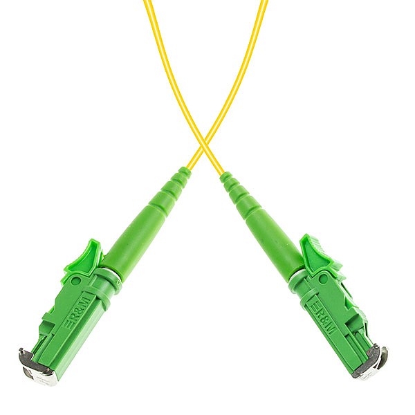 Patchcord światłowodowy E2000/APC-E2000/APC, SM, 9/125, simpleks, włókno G652D,  2m