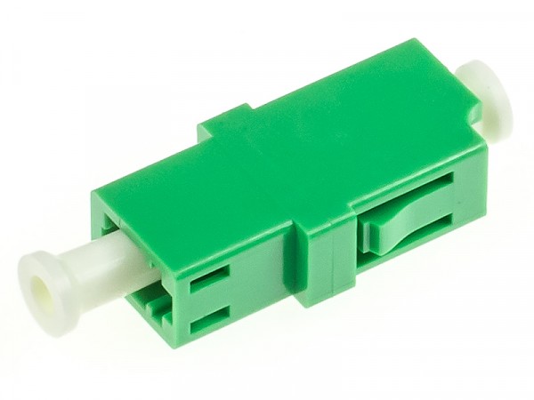 Adapter światłowodowy LC/APC simplex, jednomodowy 