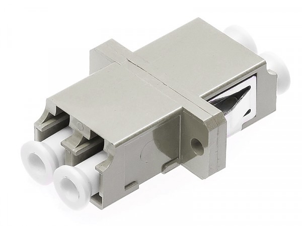 Adapter wiatowodowy LC/UPC duplex, OM2, wielomodowy 