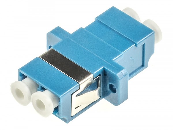 Adapter światłowodowy LC/UPC duplex, jednomodowy 