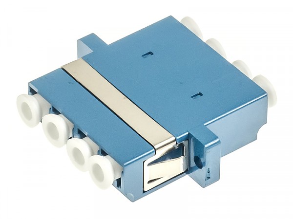Adapter światłowodowy LC/UPC quad, jednomodowy 