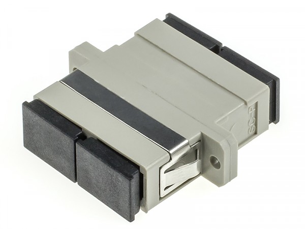 Adapter światłowodowy SC/UPC duplex, OM2, wielomodowy 