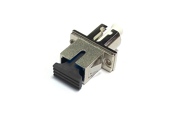 Adapter światłowodowy hybrydowy LC/UPC - SC/UPC simplex, jednomodowy 