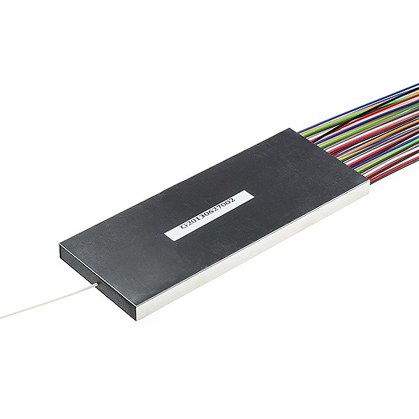 Splitter PLC 1:64, 0,9mm, włókno G657A, 1,5m, jednomodowy