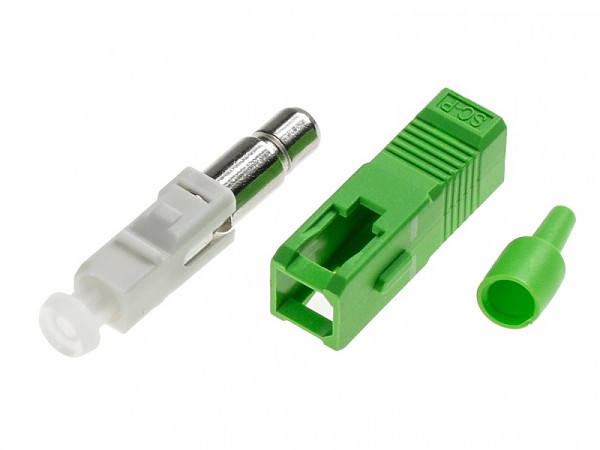 Złącze światłowodowe jednomodowe SC/APC, odgiętka 0,9 mm 