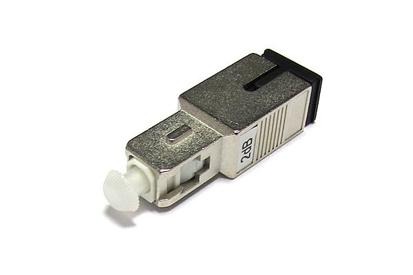 Tłumik światłowodowy SC/APC(F) - SC/APC(M) 15dB jednomodowy 