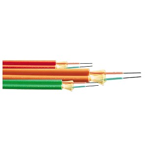 Kabel patchcordowy 2x50/125, wkno OM2, 2,8 mm, powoka LSOH/LSZH 