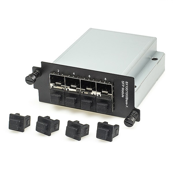 SWM-08GP, Moduł portów 8x1Gbps, SFP do switcha modularnego (ORing SWM-08GP)