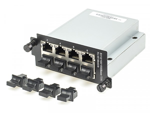 Modu 8x1G, RJ-45 (ORing SWM-80GT) 