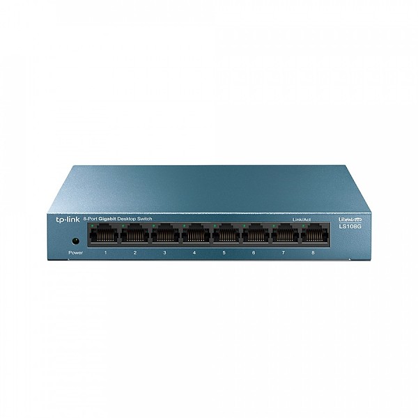 TP-Link LS108G, Switch niezarządzalny, 8x 10/100/1000 RJ-45, desktop