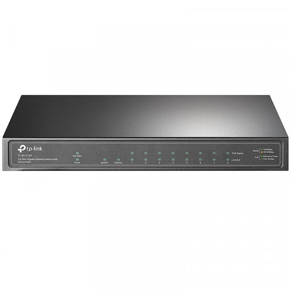 TP-Link TL-SG1210P, Switch inteligentny, 9x 10/100/1000 RJ-45, 1x slot SFP, PoE+, desktop