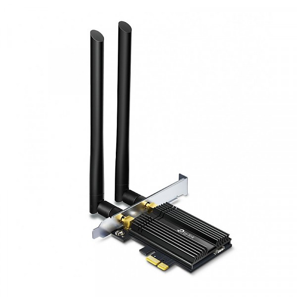 Dwupasmowa bezprzewodowa karta sieciowa PCI-Express AX3000, standard AX, 3000Mbps, Wi-Fi 6, Bluetooth 5.0 (TP-Link Archer TX50E) 