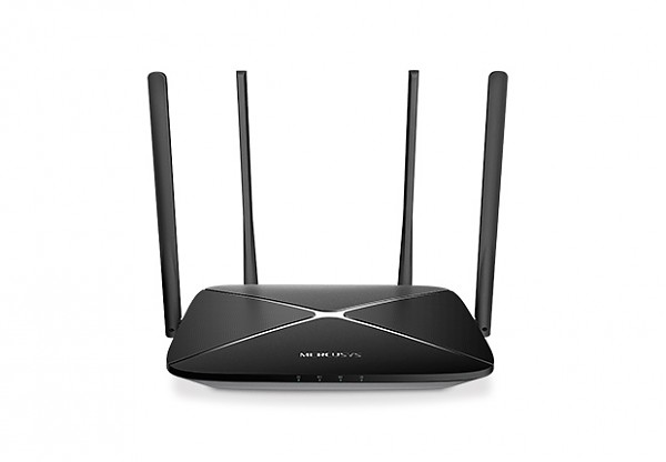 Bezprzewodowy router dwupasmowy Dual-band AC1200, standard AC, 1200Mb/s, gigabitowe porty Ethernet (TP-Link Mercusys AC12G) 