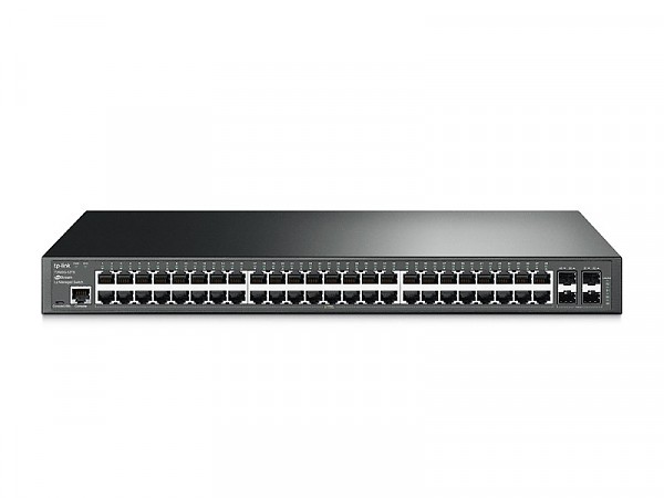 Switch zarzdzalny, 48x 10/100/1000 RJ-45, 4x slot SFP, 19" (TP-Link TL-SG3452) 