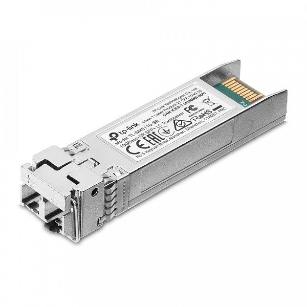 TP-Link TL-SM5110-SR, Moduł SFP+ 1x 10Gbps LC MM, 300m, TX: 850nm