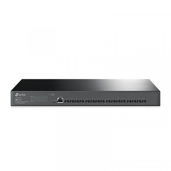 Switch zarządzalny, 16x slot 10G SFP+, zasilanie redundantne, 19" (TP-Link TL-SX3016F) 