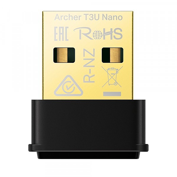 Dwupasmowa bezprzewodowa karta AC1300 USB 2.0 (TP-Link Archer T3U Nano) 
