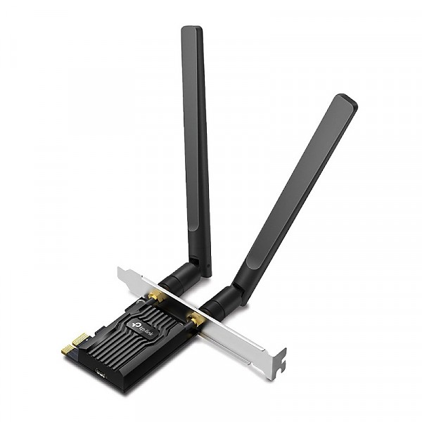 Dwupasmowa bezprzewodowa karta sieciowa PCI-Express AX1800, standard AX, 1800Mbps, Wi-Fi 6, Bluetooth 5.2 (TP-Link Archer TX20E) 