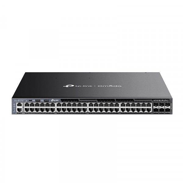 TP-Link SG6654XHP, Switch zarządzalny, 48x 10/100/1000 RJ-45, 6x slot SFP+ 10G, PoE+, 19"