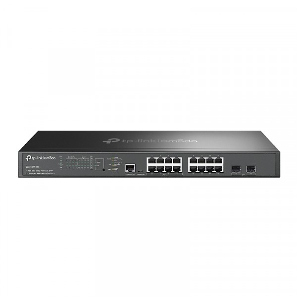 TP-Link SG3218XP-M2, Switch zarządzalny, 16x 2,5G, 2x slot 10G SFP+, PoE+, 19"