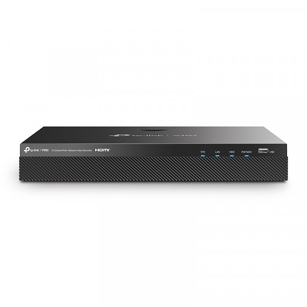 Szesnastokanałowy sieciowy rejestrator wideo z PoE+ (TP-Link VIGI NVR2016H-16MP) 