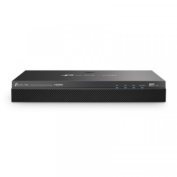 Ośmiokanałowy sieciowy rejestrator wideo z PoE+ (TP-Link VIGI NVR2008H-8MP) 