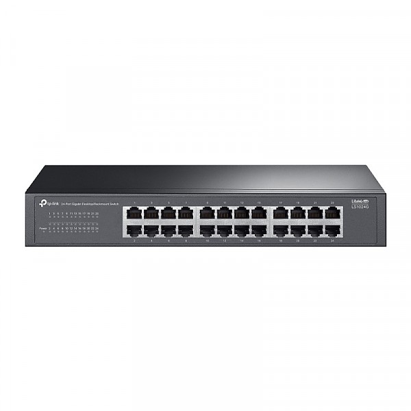 TP-Link LS1024G, Switch niezarządzalny, 24x 10/100/1000 RJ-45, 11,6" z uchwytami na 19"