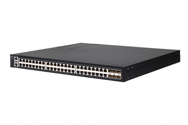 Edge-corE ECS4650-54P, Switch zarządzalny,  48x 10/100/1000 RJ-45 PoE, 6x 25G SFP28, 19"
